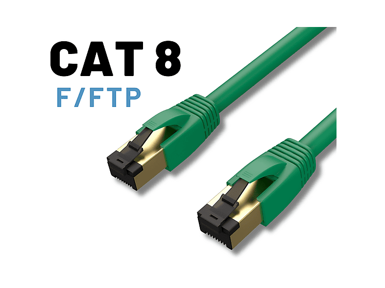 IRENIS 3 Metre CAT8 Kablo F/FTP LSZH Ethernet Network Lan Ağ Kablosu