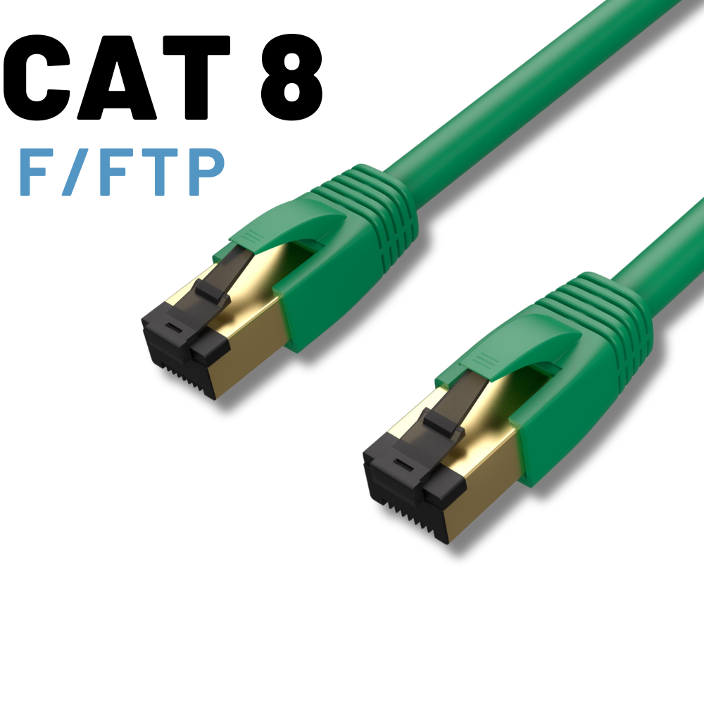 IRENIS 5 Metre CAT8 Kablo F/FTP LSZH Ethernet Network Lan Ağ Kablosu