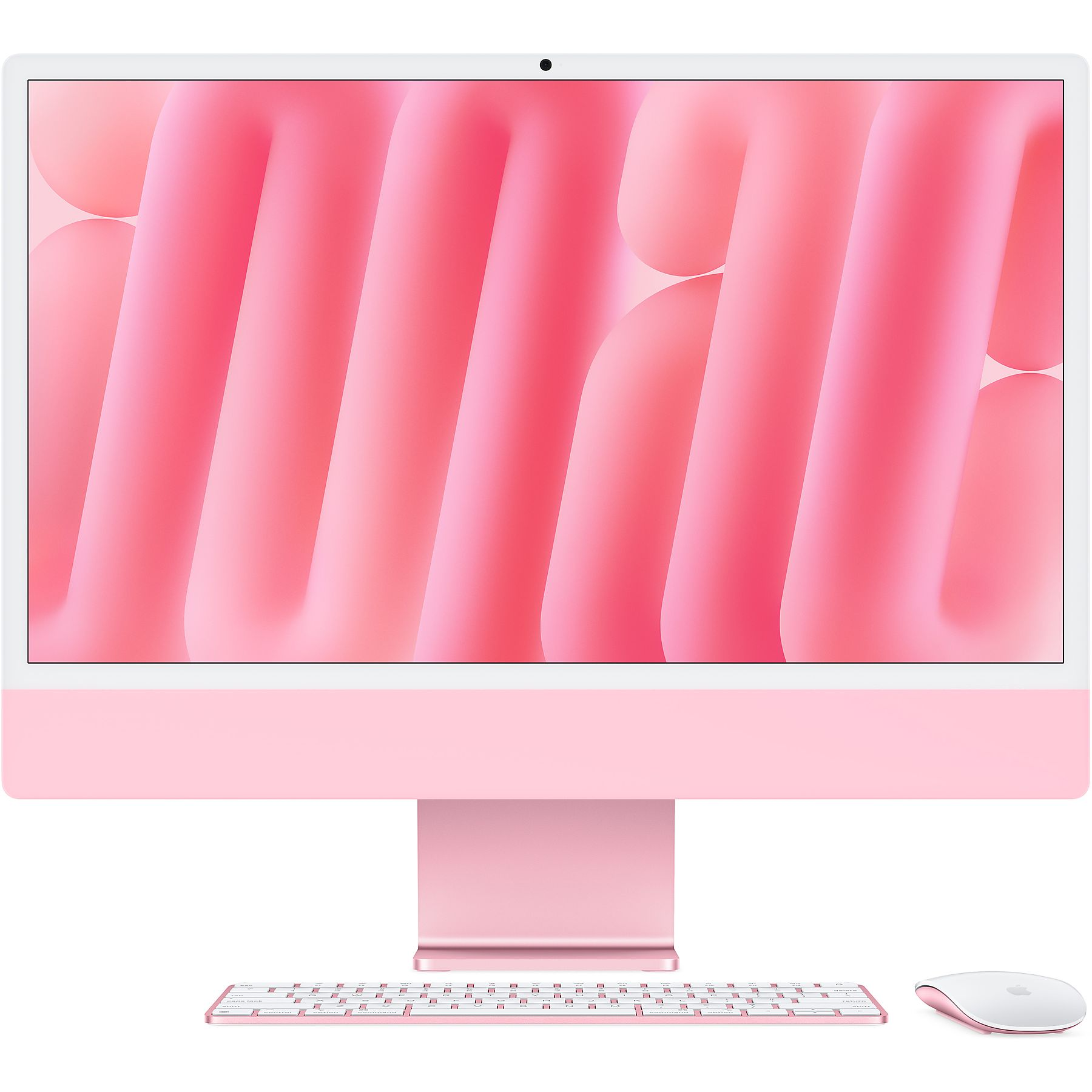 APPLE NWV43TU/A iMac Retina 4.5K Chip 10 Core CPU ve 10 Core GPU M4 Çip 16 GB 256 GB 24 inç Retina 4.5K display macOS All In One Bilgisayar Pembe