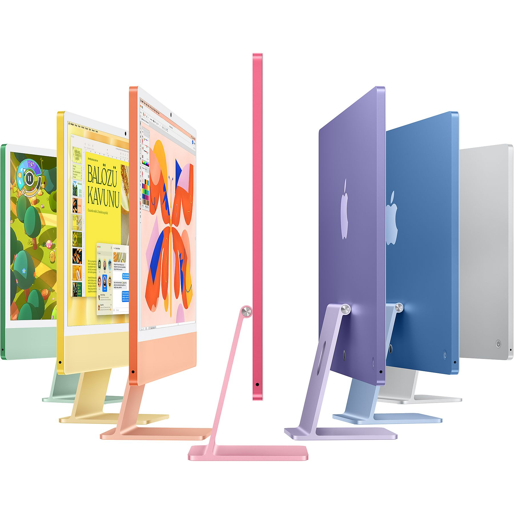 APPLE iMac Retina 4.5K Chip 10 Core CPU ve 10 Core GPU MCR24TU/A