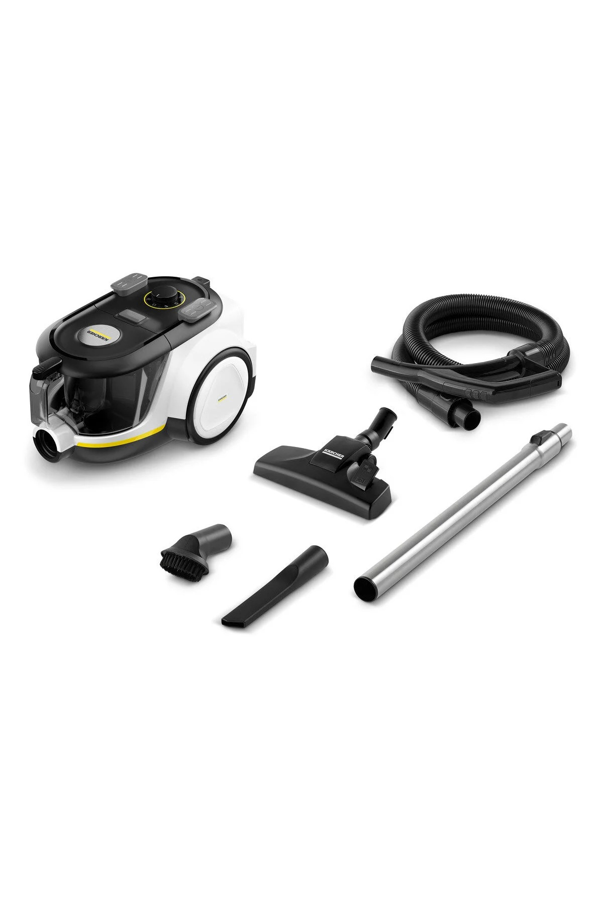 KARCHER VCC 4 CycloneX Turbo ve LED Başlıklı Toz Torbasız Elektrikli Süpürge Beyaz