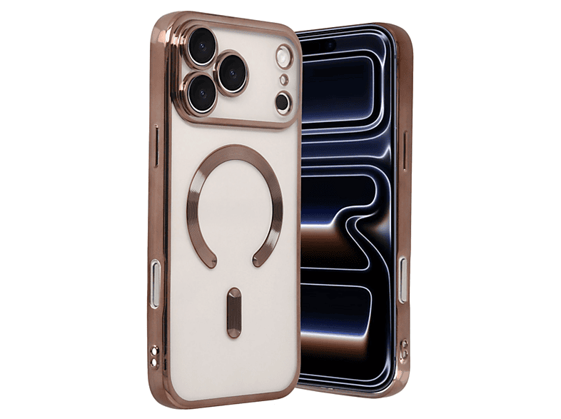 EVIMDEYOKYOK iPhone 17 Pro Uyumlu Kross Magneticsafe Kapak Telefon Kılıfı Çöl Titanyum