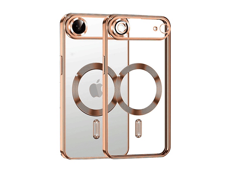 NEWFACE iPhone 17 Air Uyumlu Kross Magneticsafe Kapak Telefon Kılıfı Turuncu