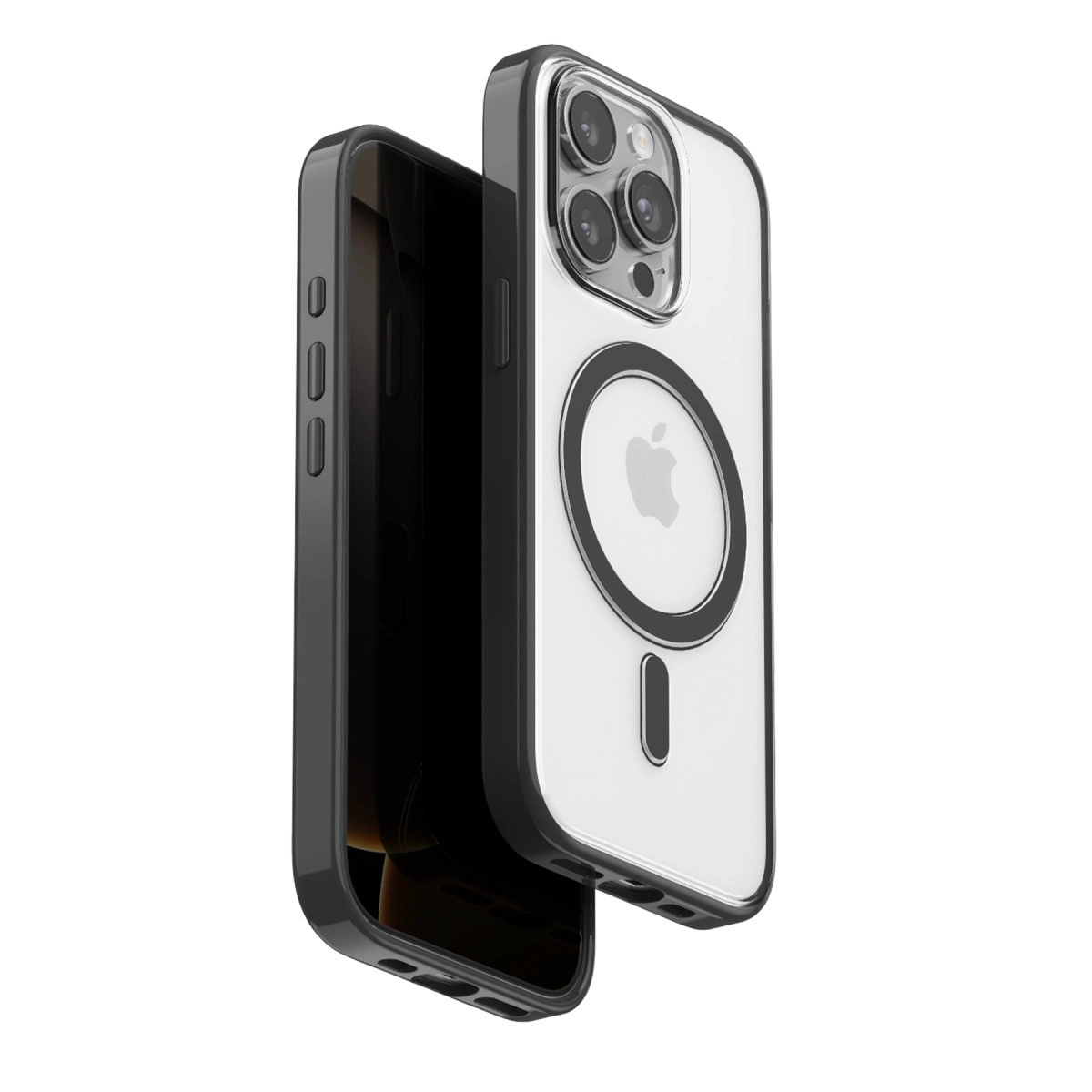 NEWFACE iPhone 15 Pro Max Uyumlu Joly Magsafe Telefon Kılıfı Siyah