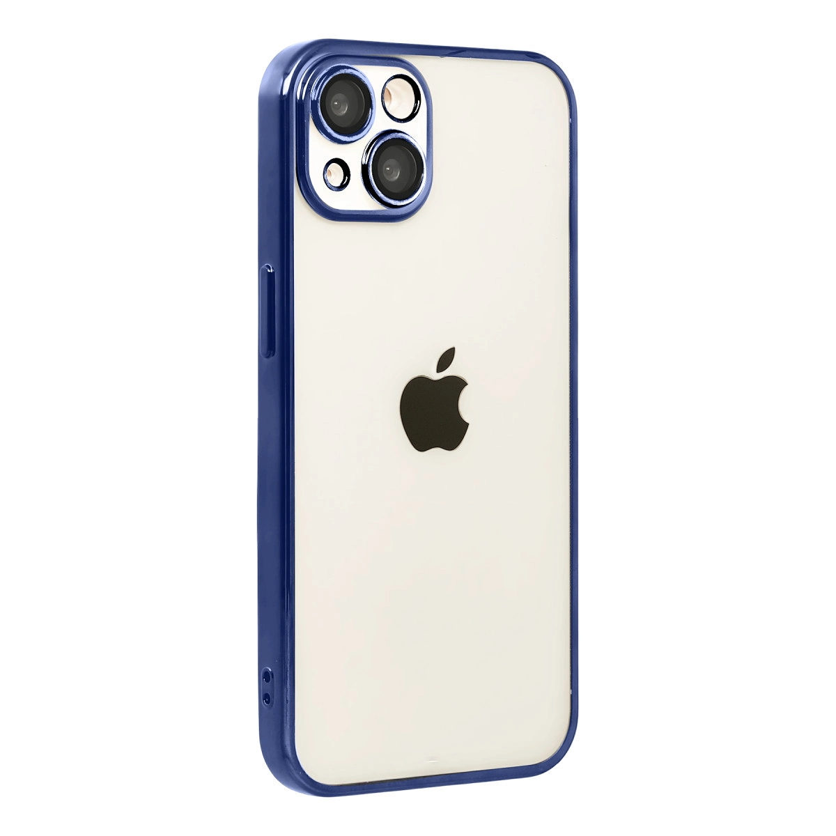 NEWFACE iPhone 15 Uyumlu Kamera Korumalı Lensli Silikon Telefon Kılıfı Lacivert