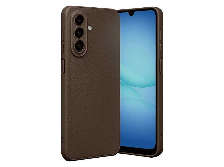 NEWFACE Samsung Galaxy A37 5G Uyumlu Thermax Silikon Telefon Kılıfı Kahverengi