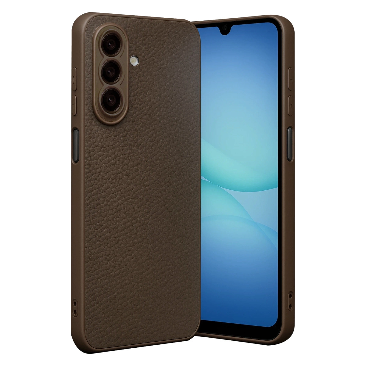 NEWFACE Samsung Galaxy A37 5G Uyumlu Thermax Silikon Telefon Kılıfı Kahverengi