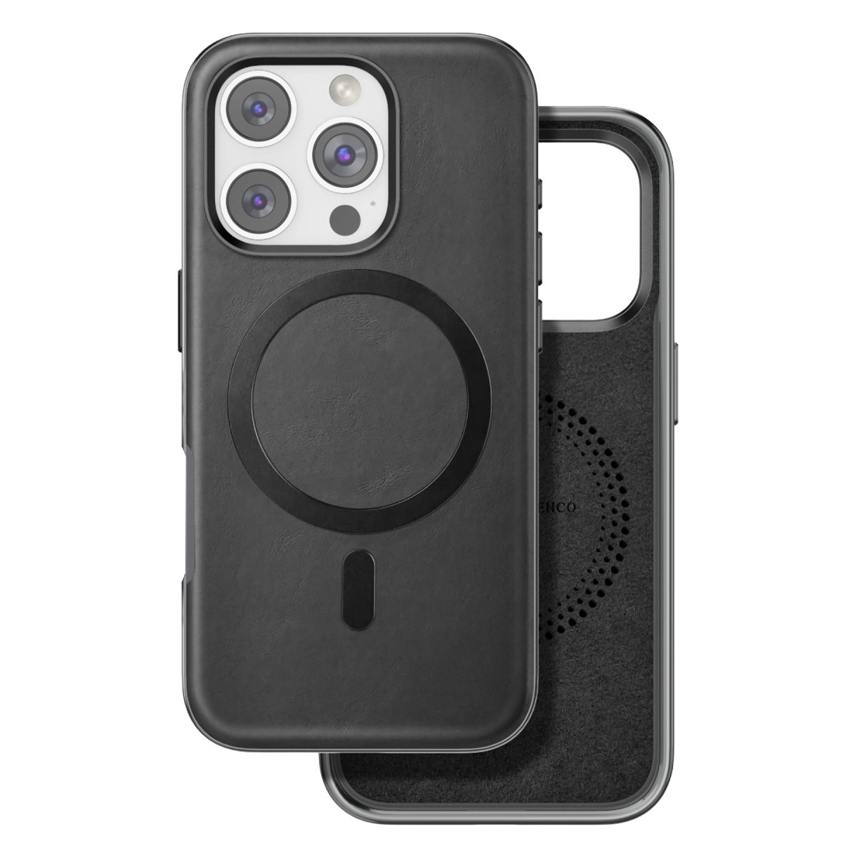 NEWFACE iPhone 16 Pro Uyumlu Puskas Magsafe Telefon Kılıfı Siyah