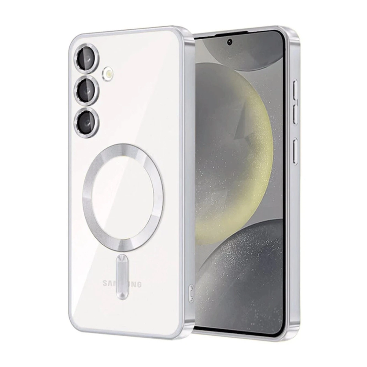 NEWFACE Samsung Galaxy A36 Uyumlu Kross Magneticsafe Kapak Telefon Kılıfı Titan Gri