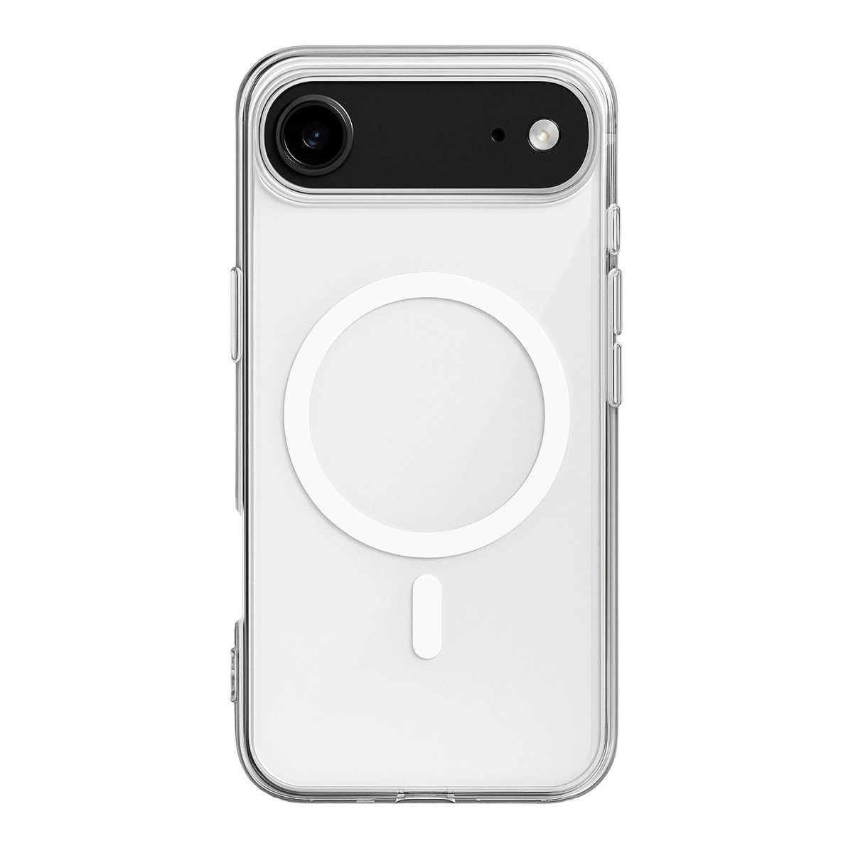 NEWFACE iPhone 17 Air Uyumlu Magneticsafe Şeffaf Silikon Telefon Kılıfı Şeffaf