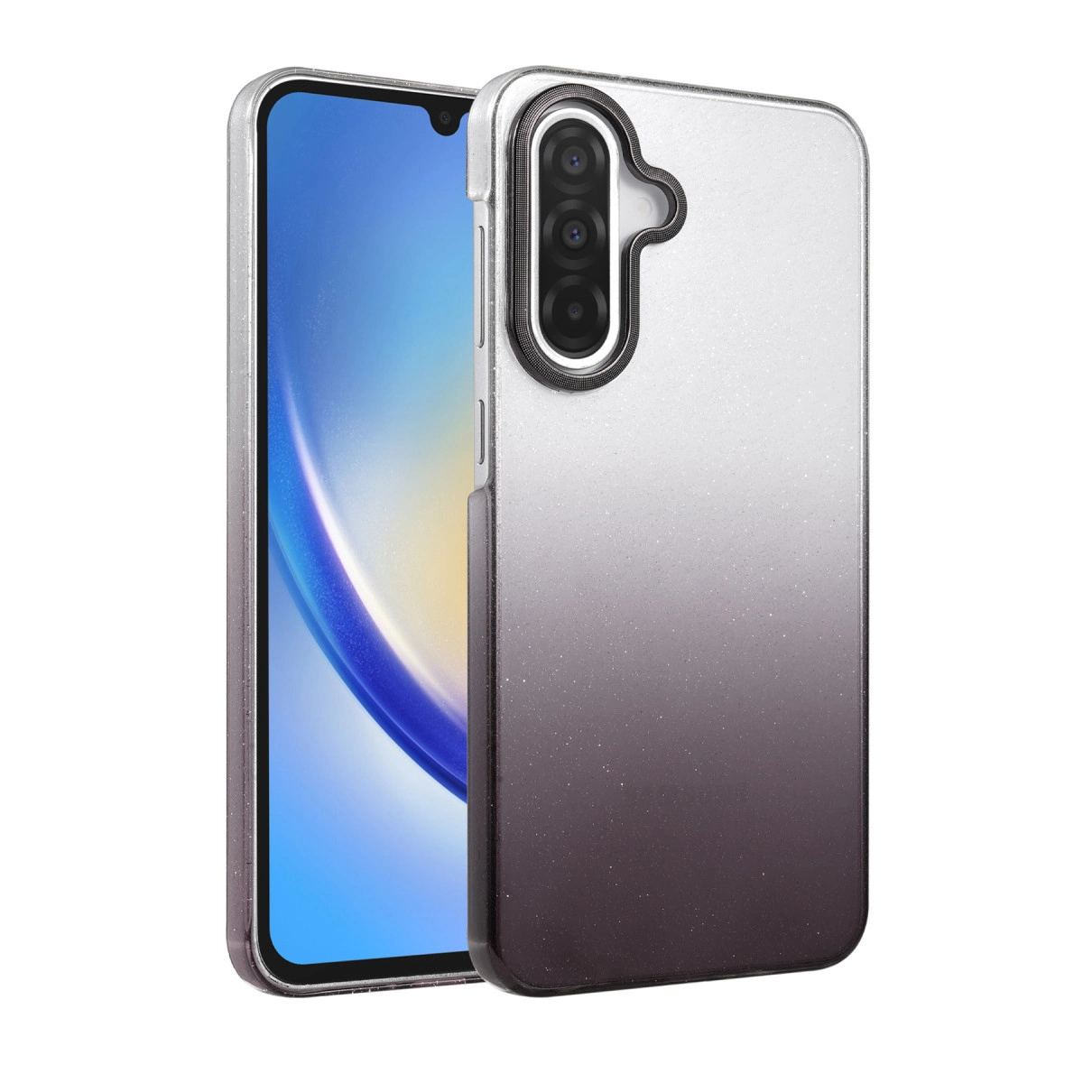 NEWFACE Samsung Galaxy A36 Uyumlu Glossy Kapak Telefon Kılıfı Siyah