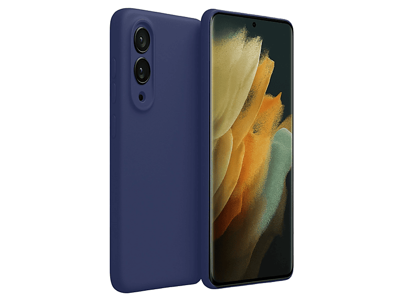 NEWFACE Samsung Galaxy S25 Edge Uyumlu First Silikon Telefon Kılıfı Lacivert