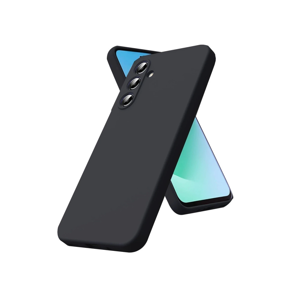 NEWFACE Samsung Galaxy A37 5G Uyumlu First Silikon Telefon Kılıfı Siyah