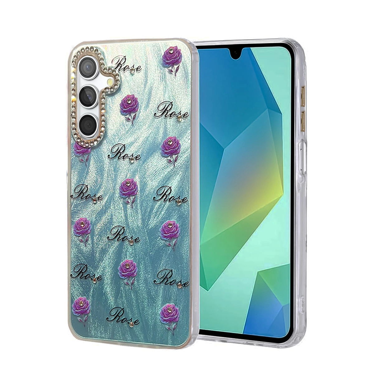 NEWFACE Samsung Galaxy S25 Plus Uyumlu Blade Aynalı Desenli Kapak Telefon Kılıfı Çok renkli