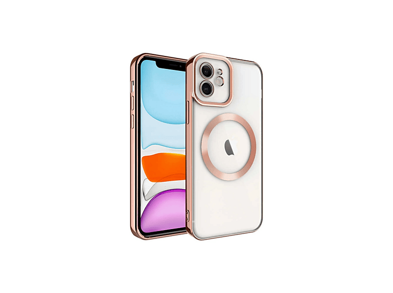 NEWFACE iPhone 12 Uyumlu Kross Magneticsafe Kapak Telefon Kılıfı Pembe