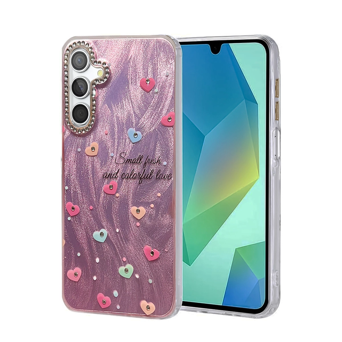 NEWFACE Samsung Galaxy S24 FE Uyumlu Blade Aynalı Desenli Kapak Telefon Kılıfı Çok Renkli