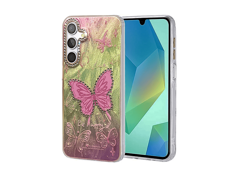 NEWFACE Samsung Galaxy S23 Fe Uyumlu Blade Aynalı Desenli Kapak Telefon Kılıfı Çok renkli