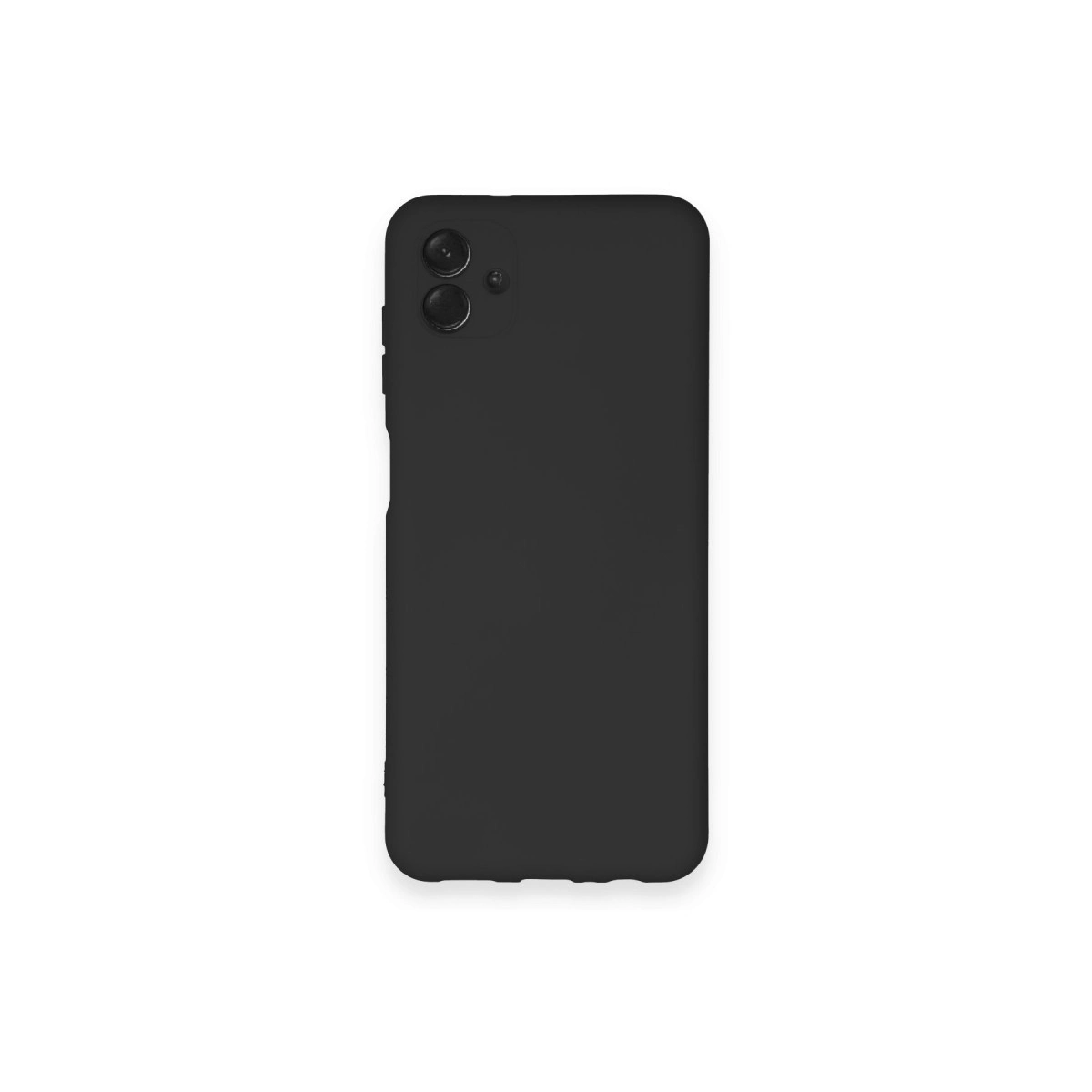 Sol üstte iki kamera lensli siyah telefon kılıfı.