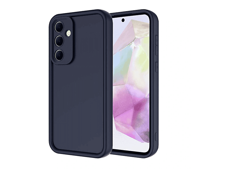 NEWFACE Samsung Galaxy A36 Uyumlu Viera Silikon Telefon Kılıfı Lacivert