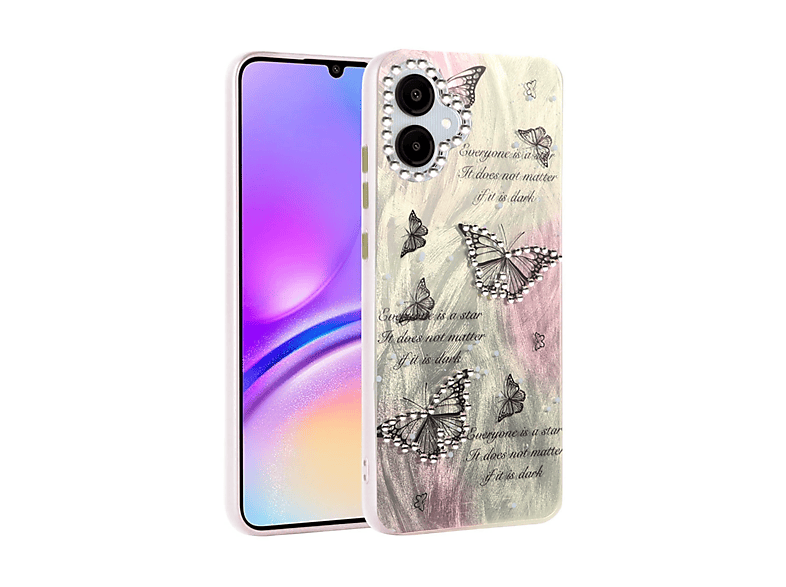NEWFACE Samsung Galaxy A06 Uyumlu Blade Aynalı Desenli Kapak Telefon Kılıfı Çok renkli