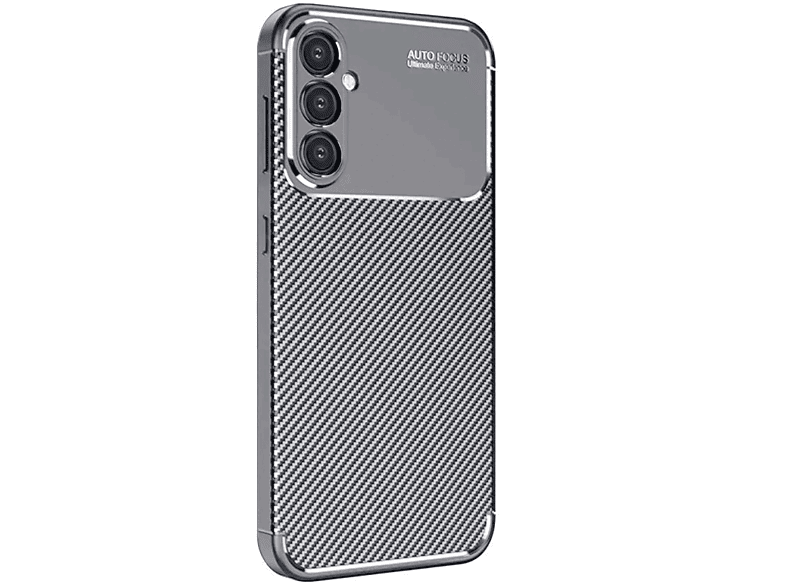 NEWFACE Samsung Galaxy S25 Plus Uyumlu Auto Focus Karbon Kapak Telefon Kılıfı Gri