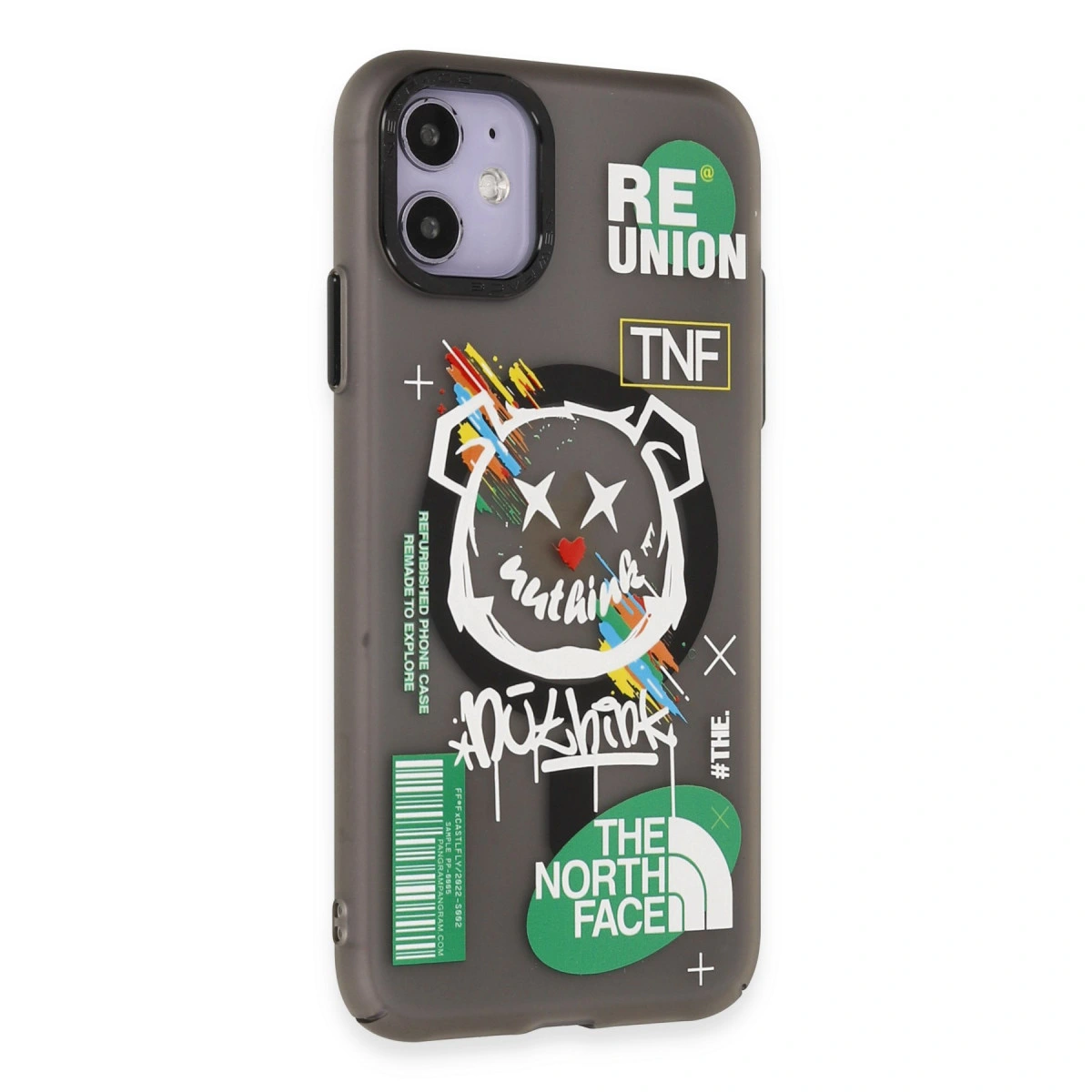 NEWFACE iPhone 12 Uyumlu Apollo Magneticsafe Desenli Kapak Telefon Kılıfı Çok renkli