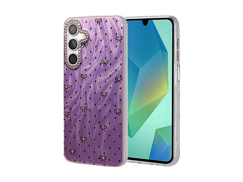 NEWFACE Samsung Galaxy A15 4G Uyumlu Blade Aynalı Desenli Kapak Telefon Kılıfı Çok Renkli