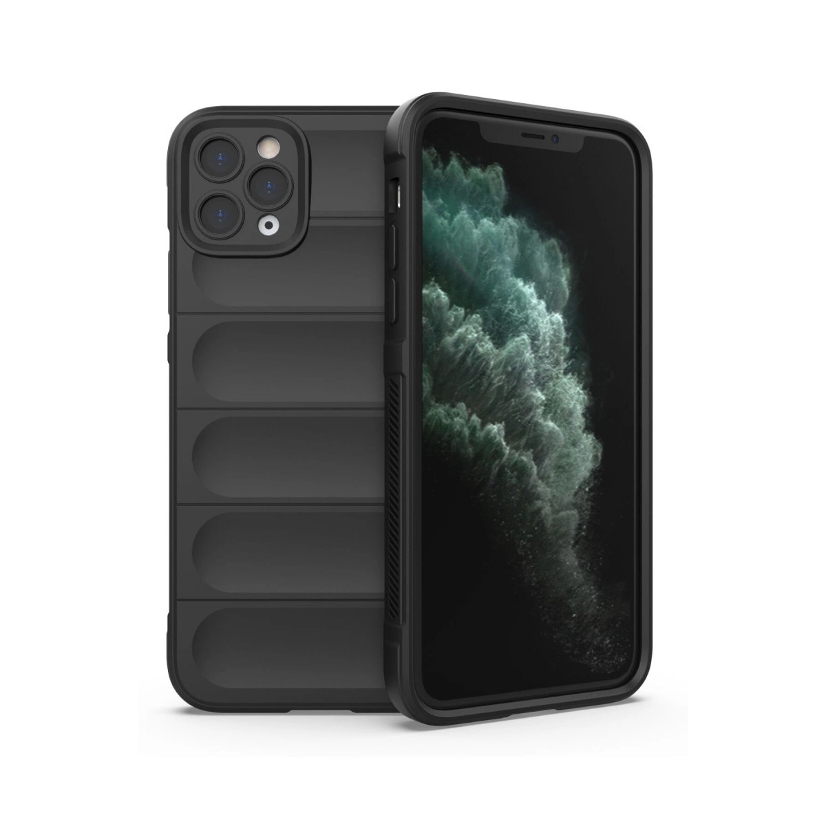 NEWFACE iPhone 11 Pro Uyumlu Optimum Silikon Telefon Kılıfı Siyah
