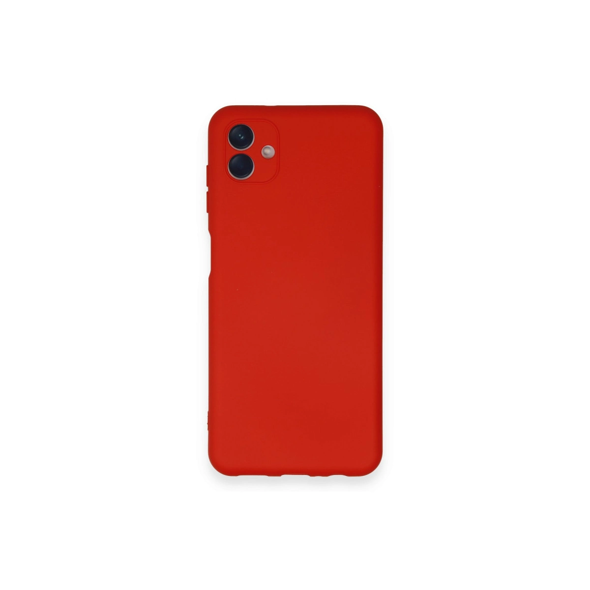 NEWFACE Samsung Galaxy A04 Uyumlu Nano İçi Kadife Silikon Telefon Kılıfı Kırmızı