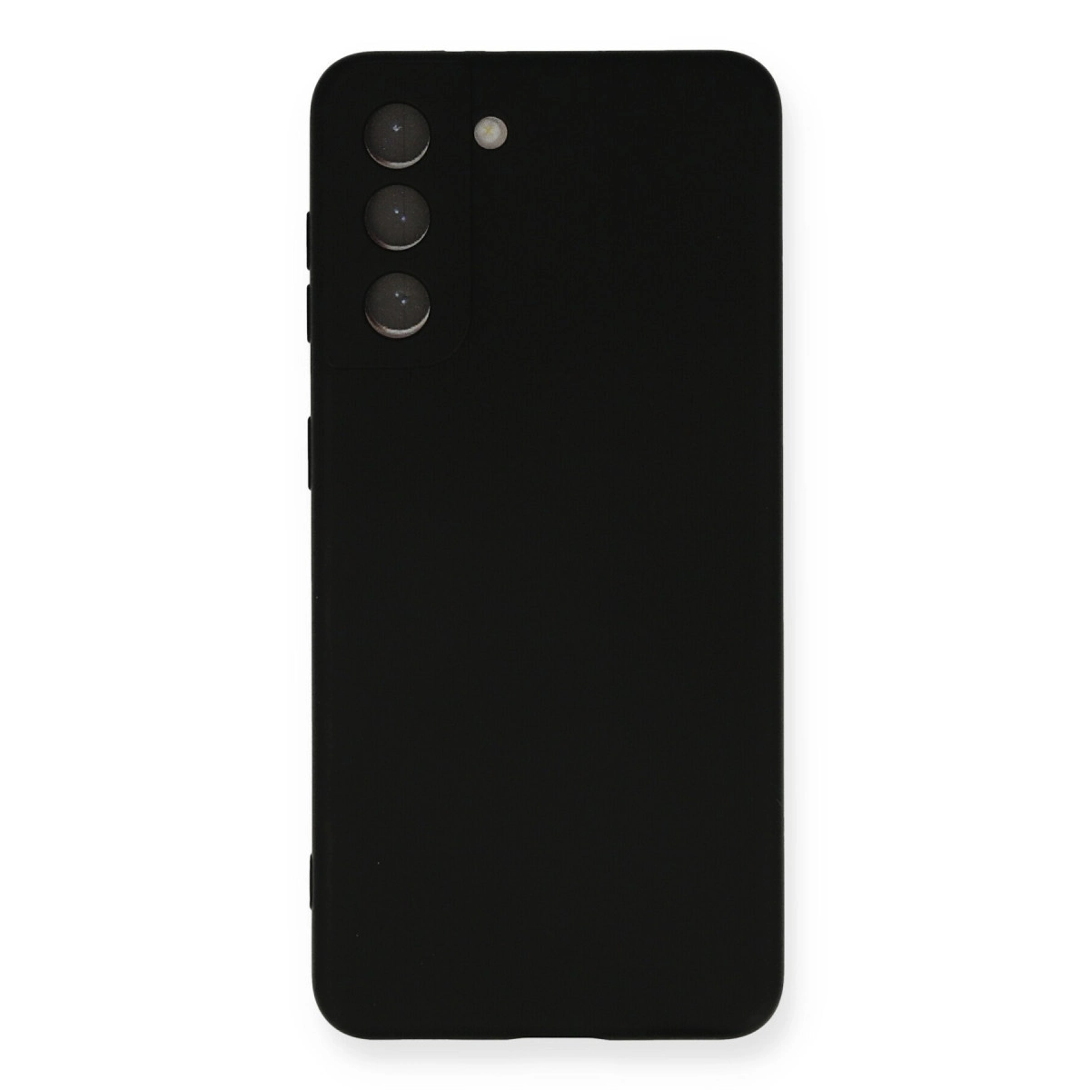 NEWFACE Samsung Galaxy S21 Fe Uyumlu Nano İçi Kadife Silikon Telefon Kılıfı Siyah