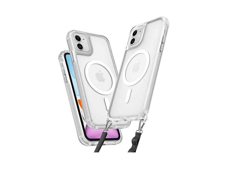 NEWFACE iPhone 12 Uyumlu Enka Magsafe Silikon Telefon Kılıfı Şeffaf