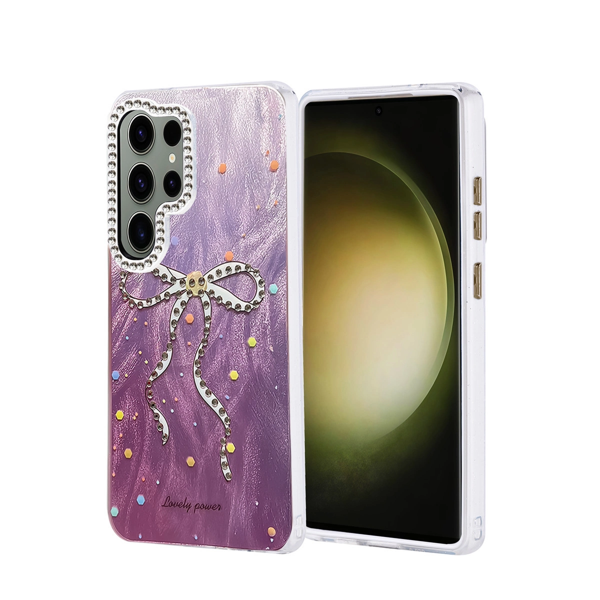 NEWFACE Samsung Galaxy S25 Ultra Uyumlu Blade Aynalı Desenli Kapak Telefon Kılıfı Çok Renkli