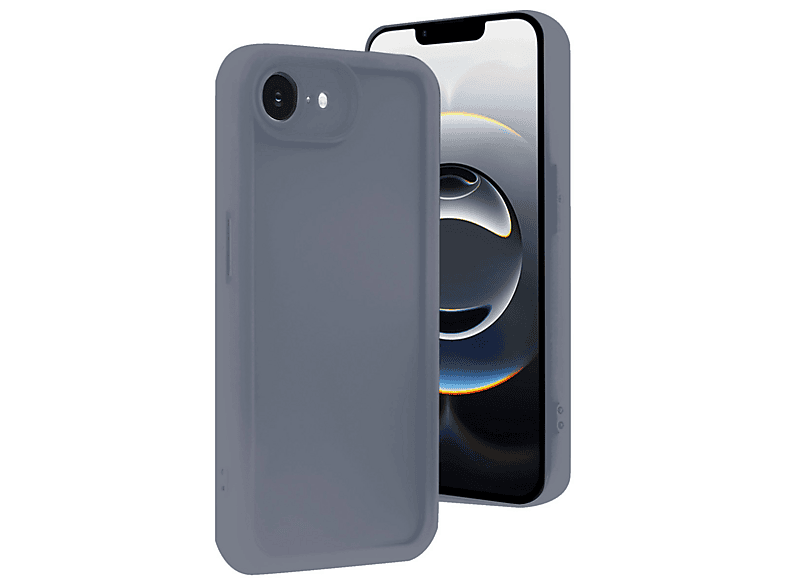 NEWFACE iPhone 16E Uyumlu Viera Silikon Telefon Kılıfı Gri