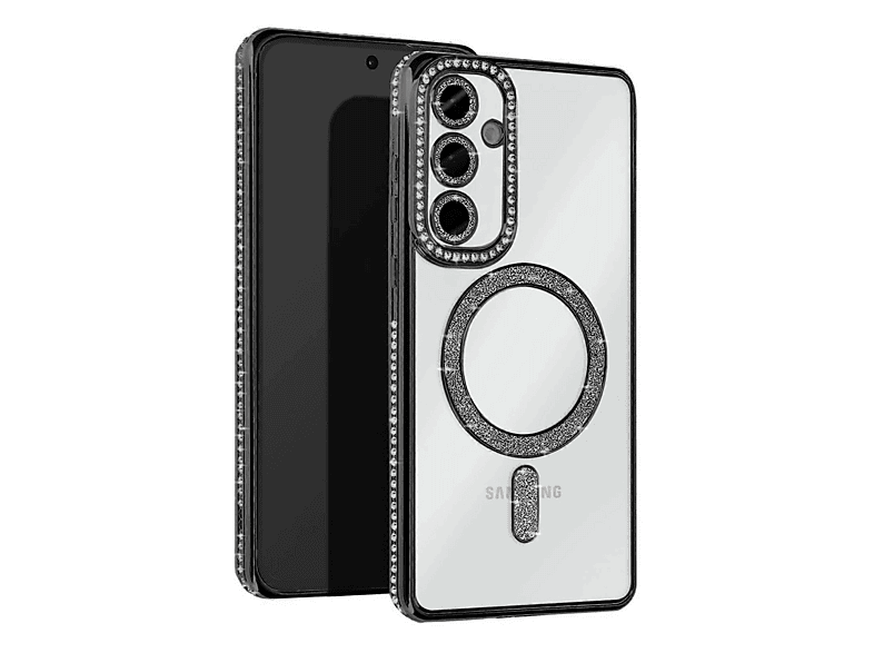 NEWFACE Samsung Galaxy S25 Edge Uyumlu Joke Simli Magneticsafe Telefon Kılıfı Siyah