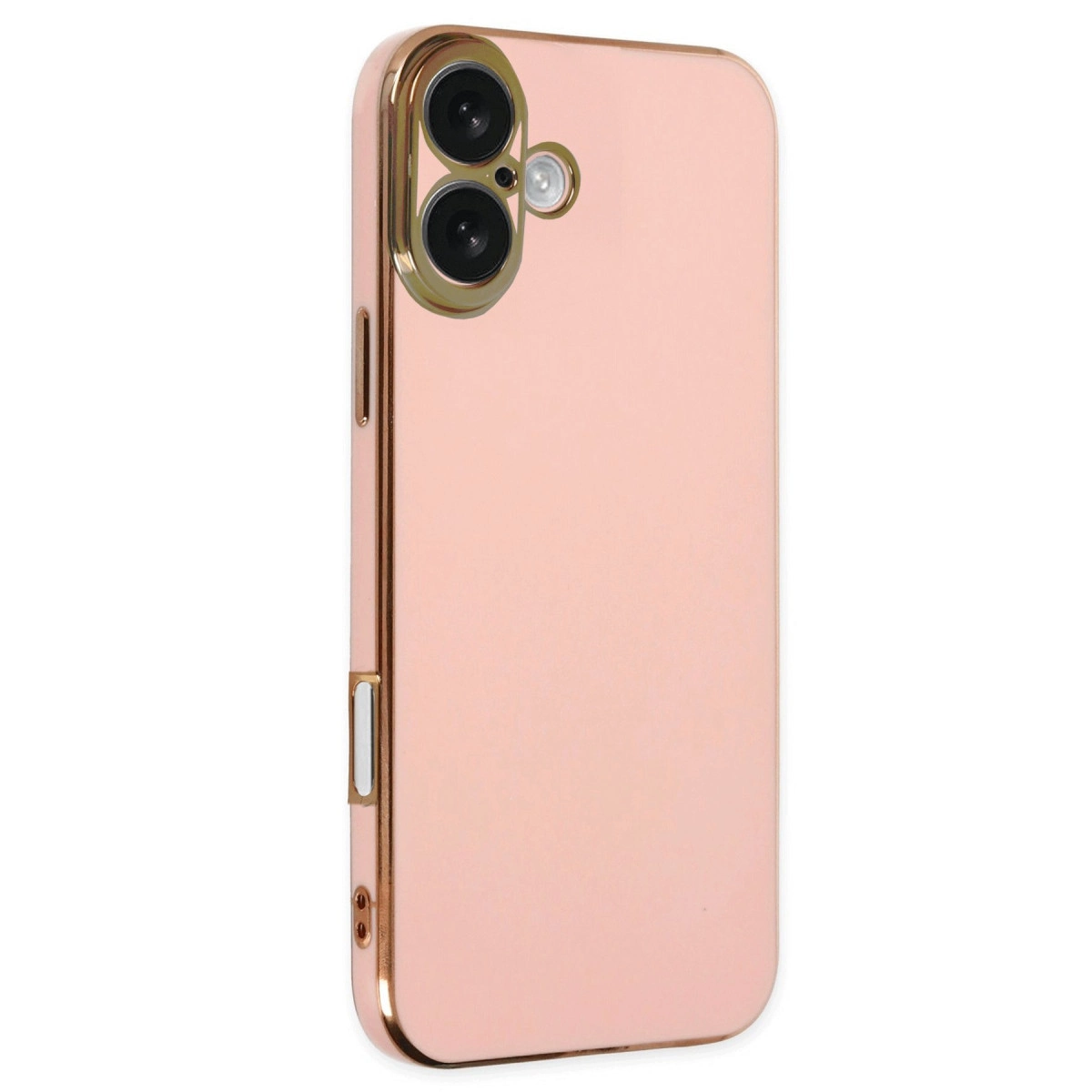 NEWFACE iPhone 16 Uyumlu Volet Silikon Telefon Kılıfı Pembe