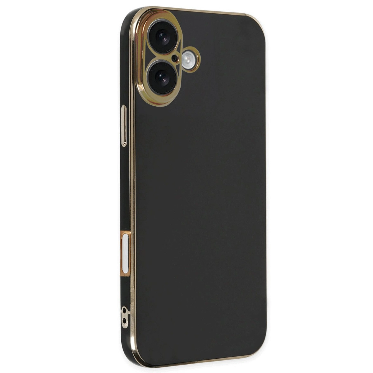 NEWFACE iPhone 16 Uyumlu Volet Silikon Telefon Kılıfı Siyah