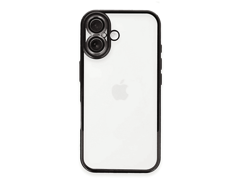 NEWFACE iPhone 16 Plus Uyumlu Kamera Korumalı Lensli Silikon Telefon Kılıfı Siyah