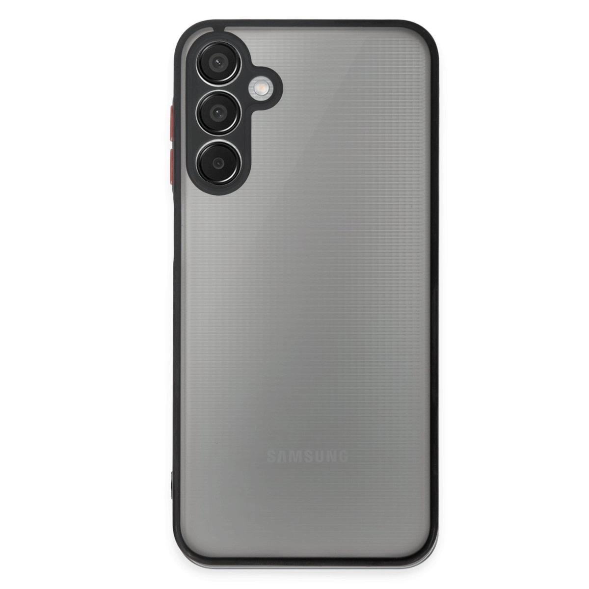 NEWFACE Samsung Galaxy M15 Uyumlu Montreal Silikon Telefon Kılıfı Siyah