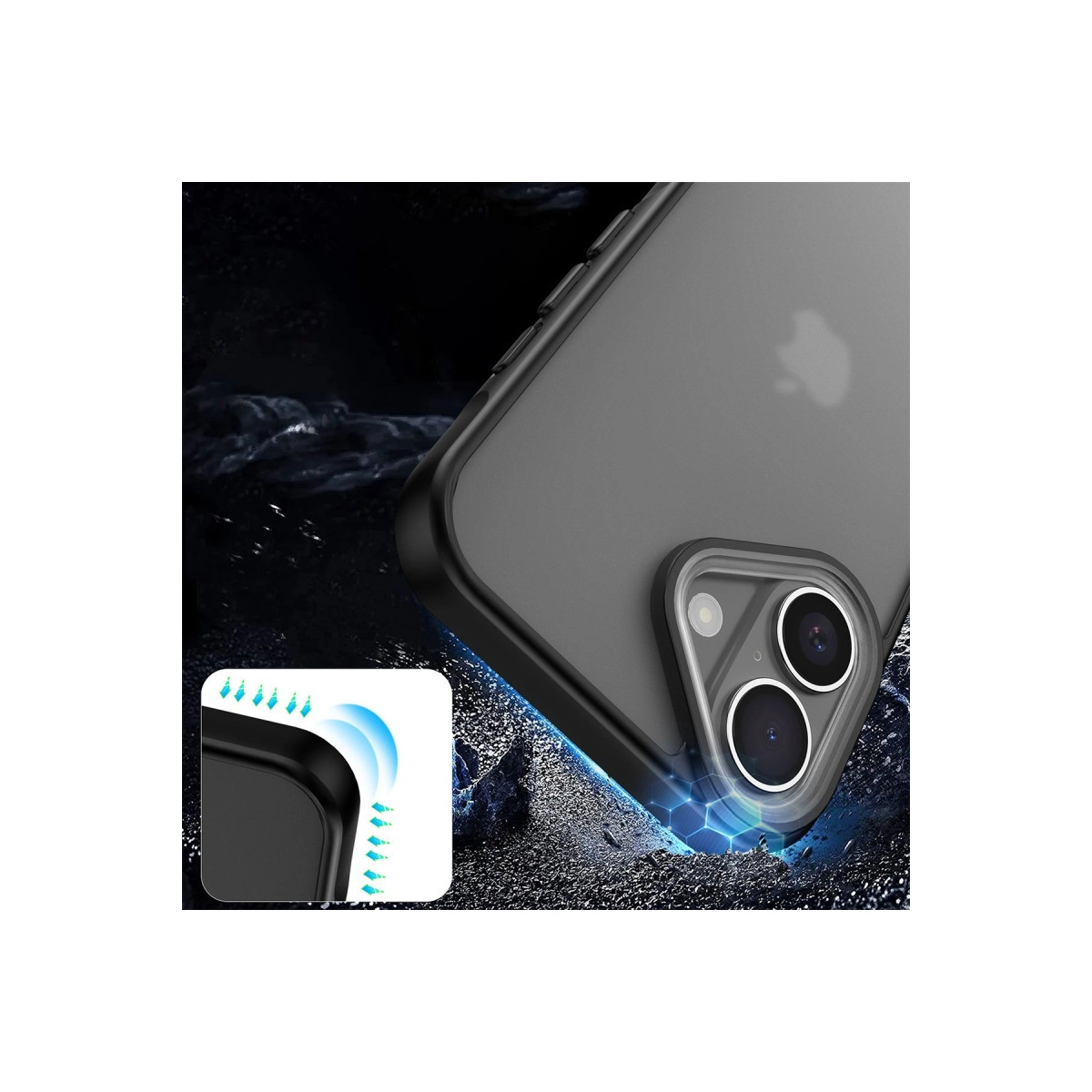 NEWFACE iPhone 16 Uyumlu Elegant Telefon Kılıfı Siyah