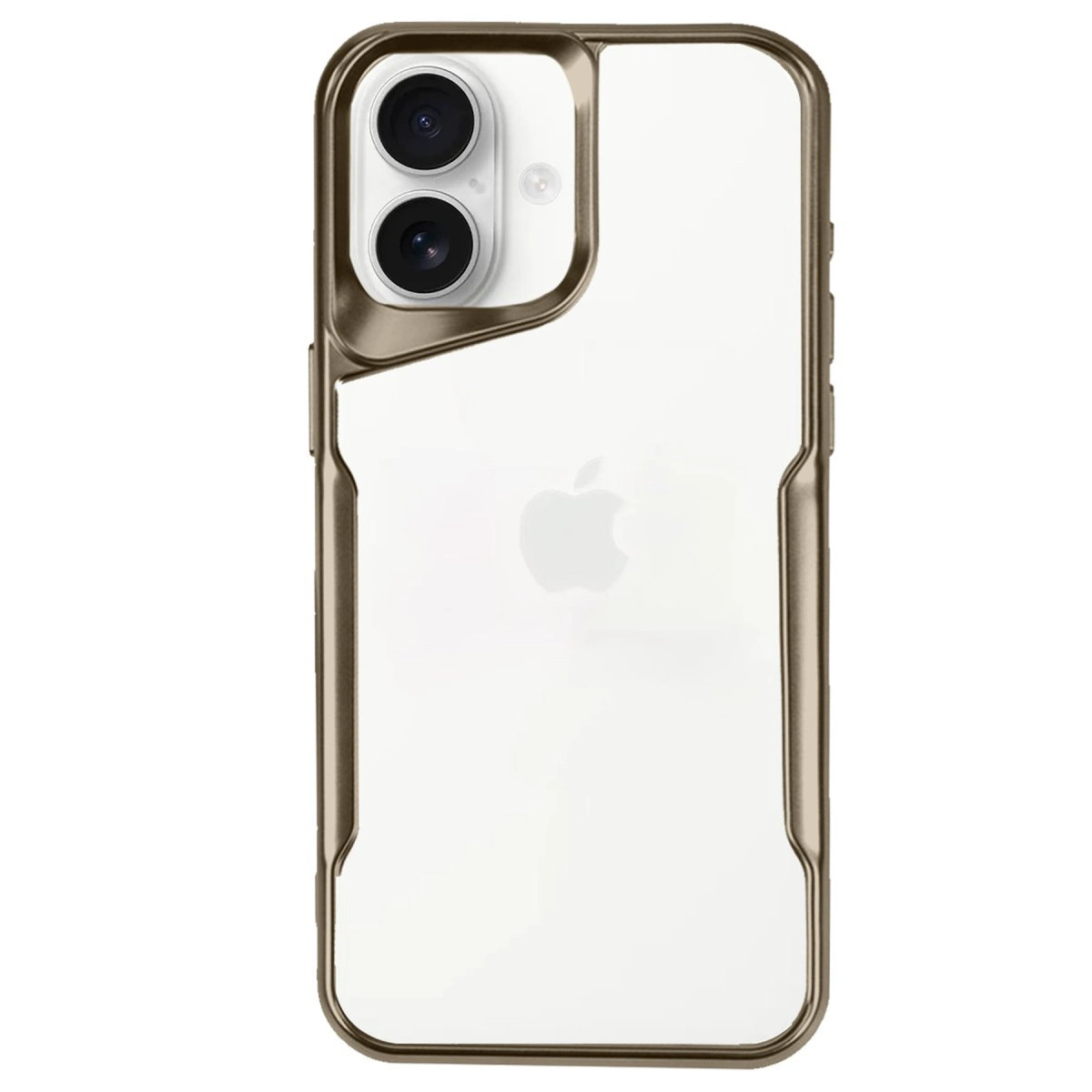 NEWFACE iPhone 16 Uyumlu Boyi Silikon Telefon Kılıfı Çöl Titanyum
