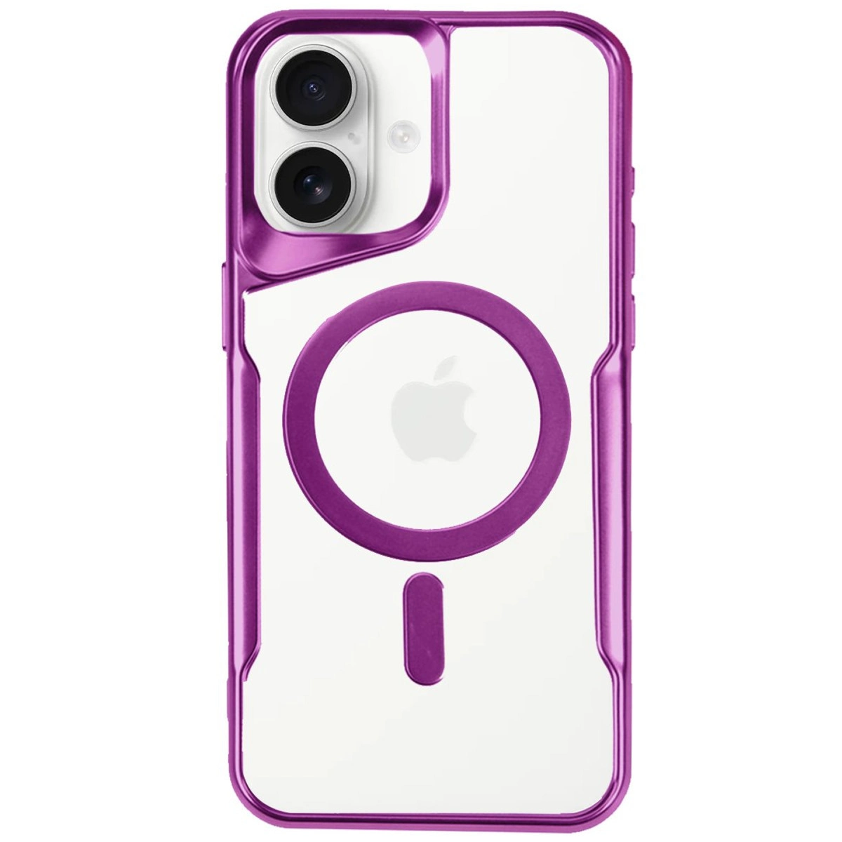 NEWFACE iPhone 16 Plus Uyumlu Boyi Magsafe Silikon Telefon Kılıfı Pembe