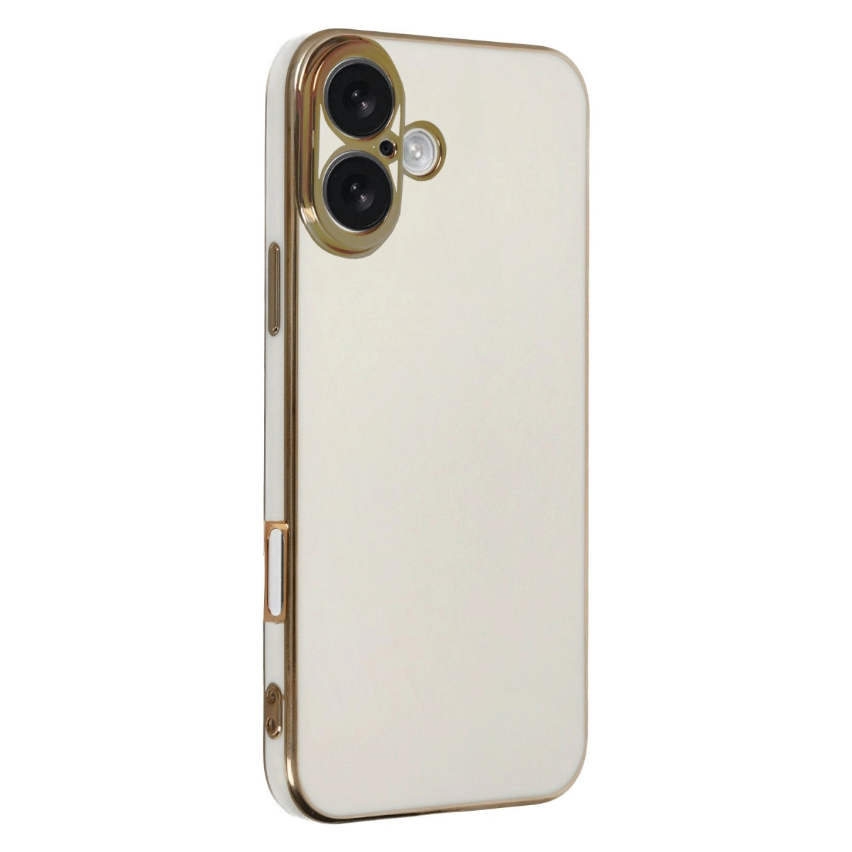 NEWFACE iPhone 16 Uyumlu Volet Silikon Telefon Kılıfı Beyaz