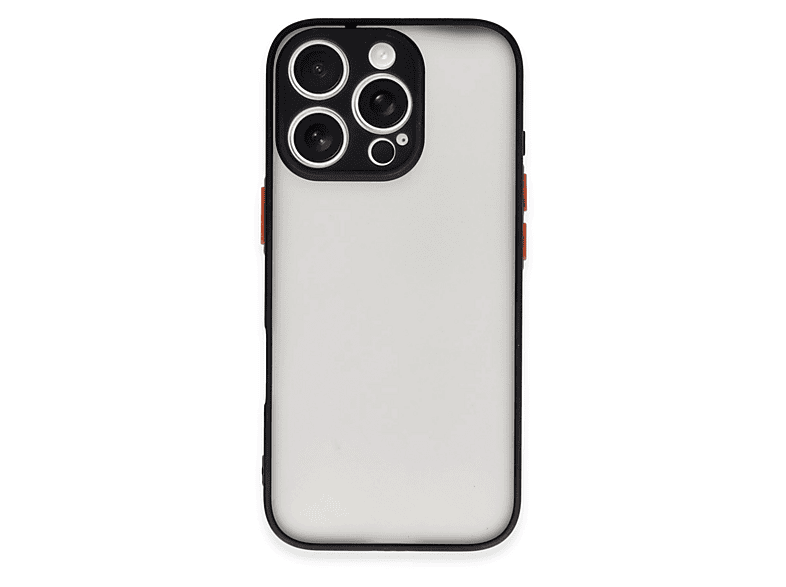 NEWFACE iPhone 16 Pro Max Uyumlu Montreal Silikon Telefon Kılıfı Siyah