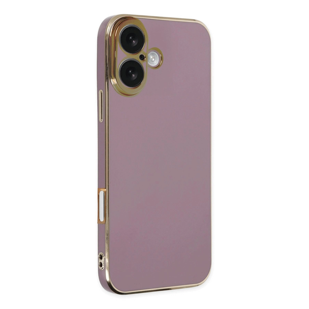 NEWFACE iPhone 16 Uyumlu Volet Silikon Telefon Kılıfı Mor