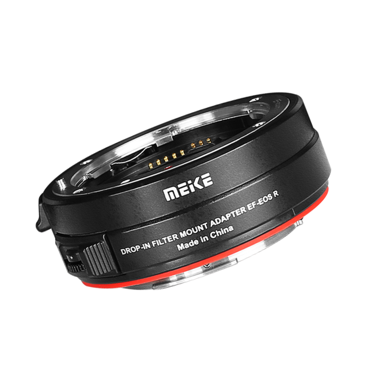 Meike Objektivadapter EF-EOS R mit Drop-In Filterhalterung, schwarz.