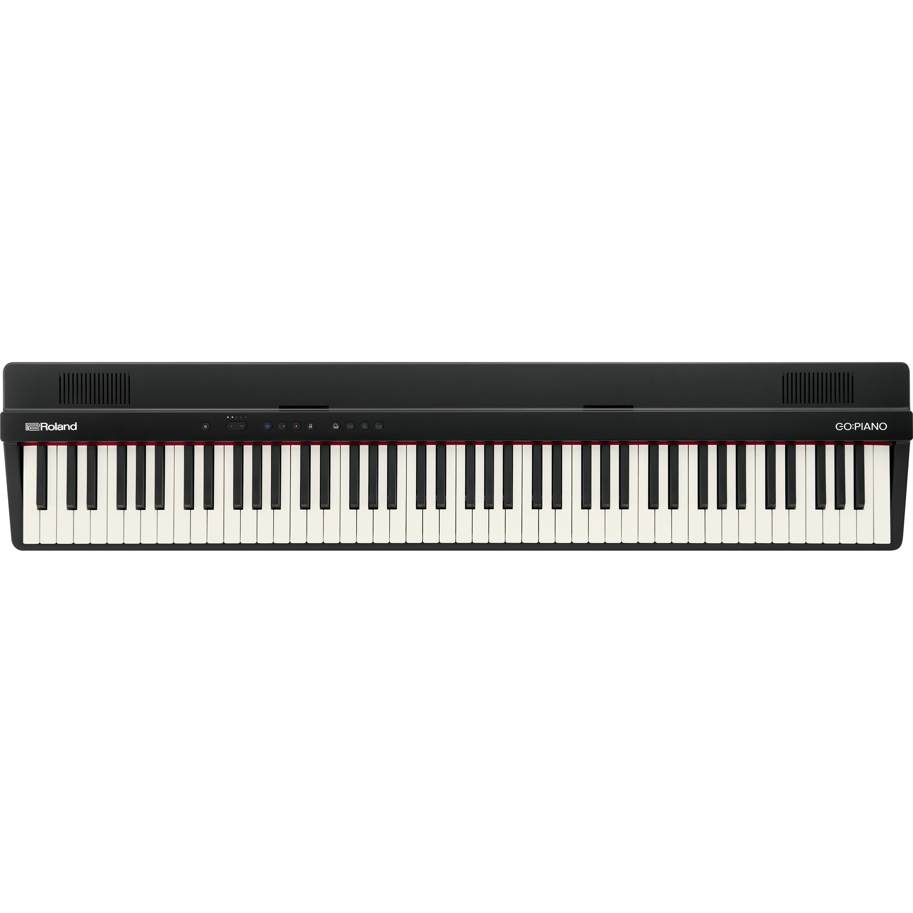 Roland GO:PIANO noir avec touches blanches et noires.