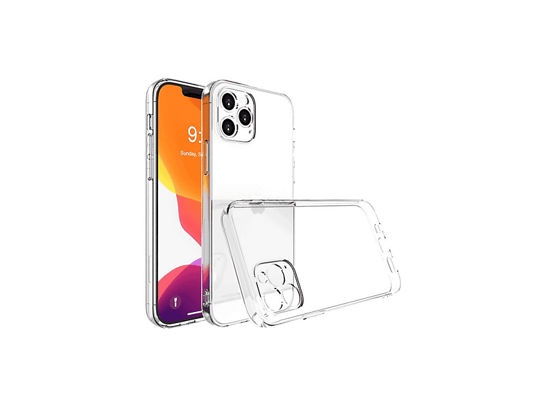 NEWFACE iPhone 16 Pro Uyumlu Lüx Şeffaf Silikon Telefon Kılıfı Şeffaf