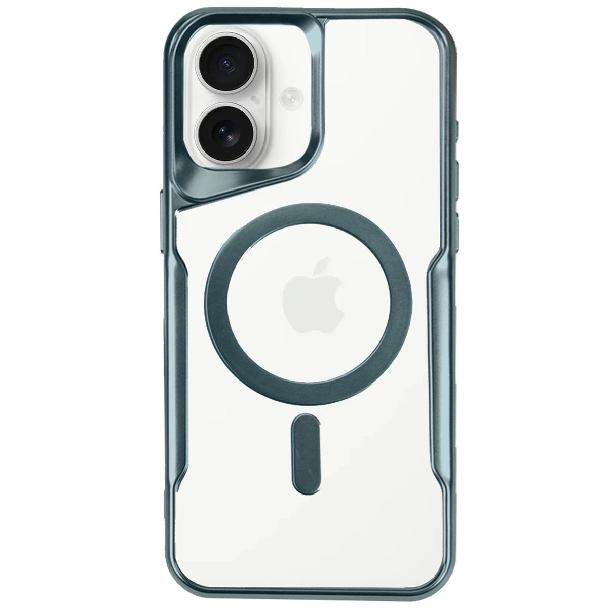 NEWFACE iPhone 16 Uyumlu Boyi Magsafe Silikon Kapak Telefon Kılıfı Turkuaz