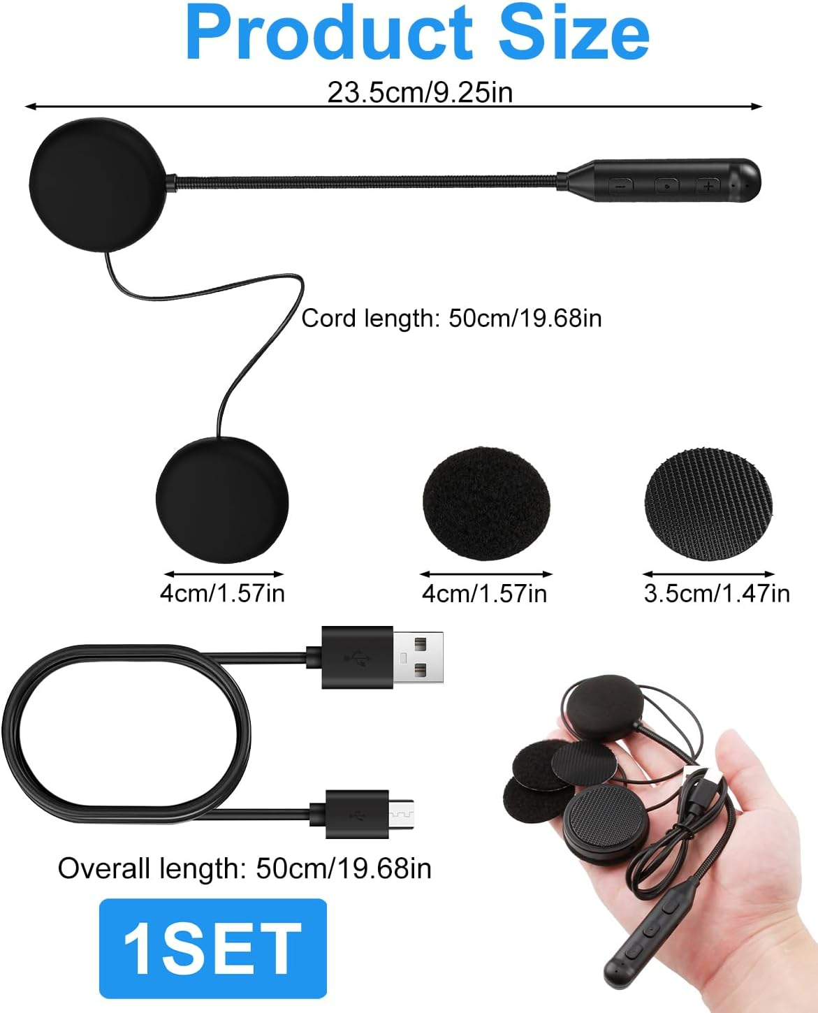 Produktgröße: 23,5cm. Enthält Kopfhörer, Ladekabel & Zubehör.