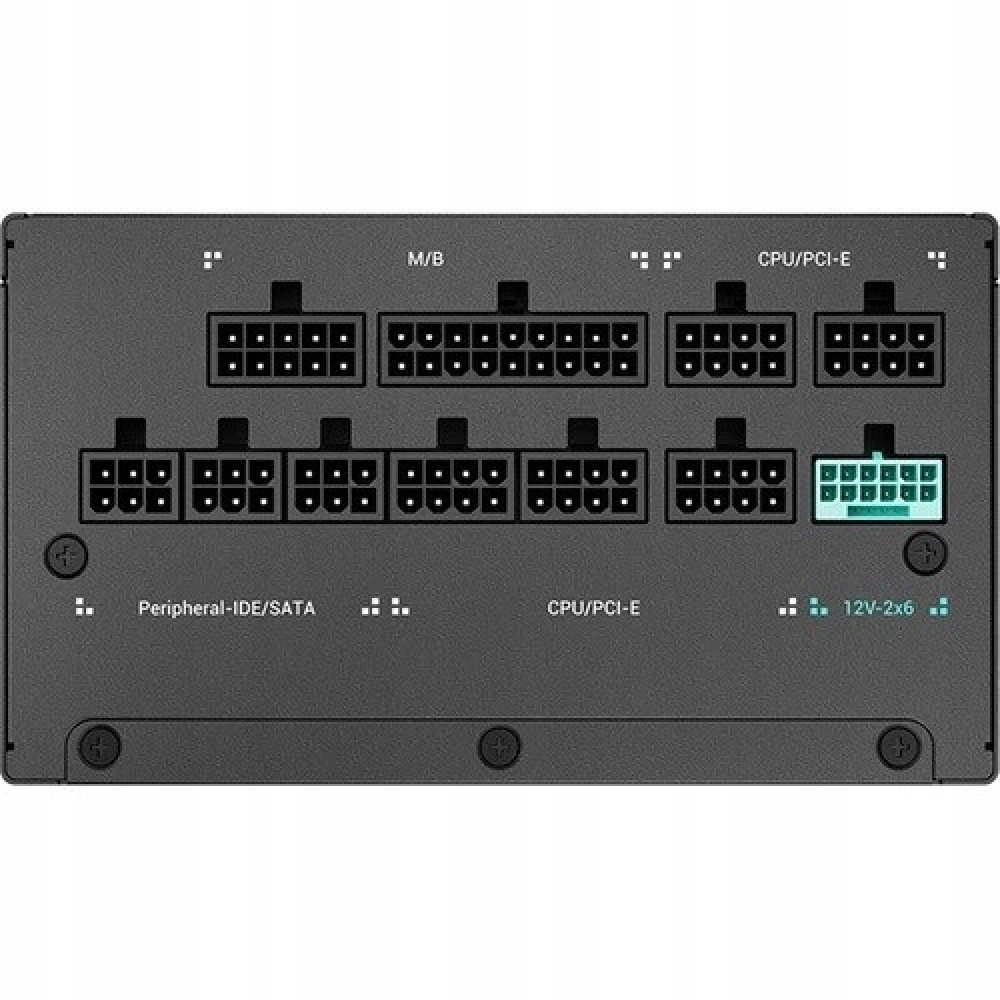 Złącza zasilacza: M/B, CPU/PCI-E, SATA/IDE, 12V-2x6.